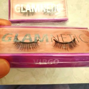 Glamnetic eyelashes with magnetic eyeliner